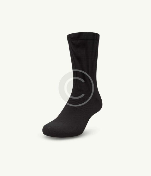 Classic black crew socks